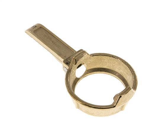 DN 50 Messing Tankwagen (TW) klemring met hendel (M-type)