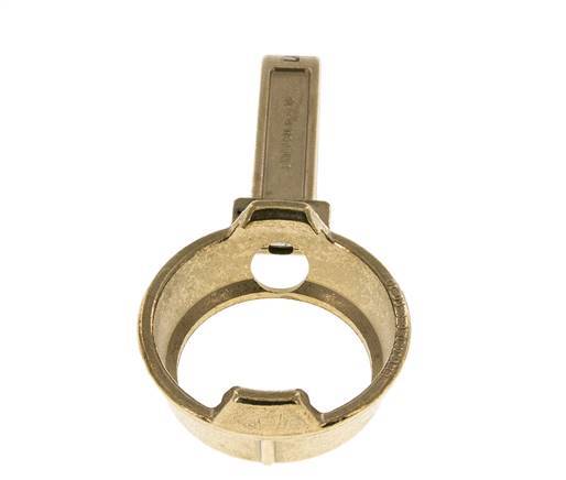 DN 50 Messing Tankwagen (TW) klemring met hendel (M-type)