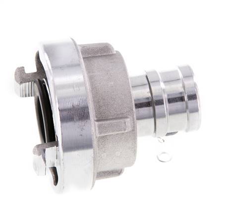 25-D (31 mm) Gesmeed Aluminium Storz-koppeling 25 mm Slangpilaar Draaibaar