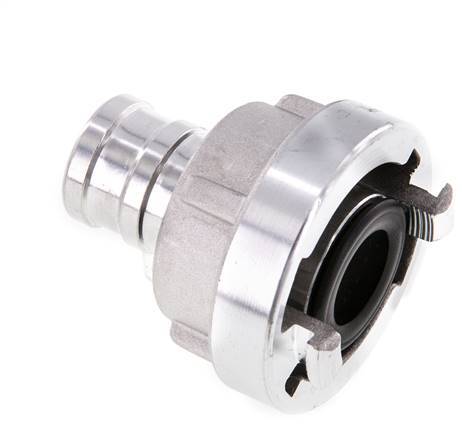 25-D (31 mm) Gesmeed Aluminium Storz-koppeling 25 mm Slangpilaar Draaibaar