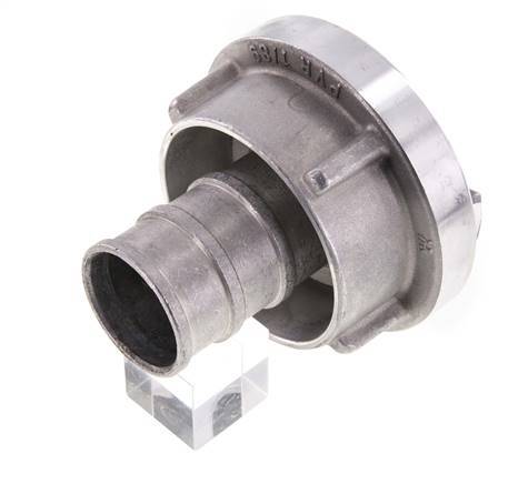 52-C (66 mm) Gesmeed Aluminium Storz-koppeling 42 mm Slangpilaar Draaibaar