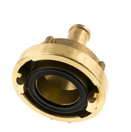 52-C (66 mm) Messing Storz-koppeling 25 mm Slangpilaar Draaibaar