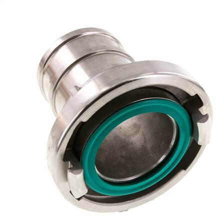 75-B (89 mm) RVS Storz-koppeling 75 mm Slangpilaar Draaibaar