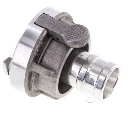 25-D (31 mm) Forged Aluminum Storz Coupling 25 mm Hose Pillar Rotatable with Lock