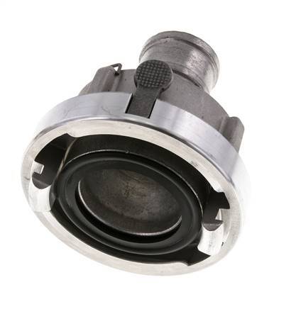 52-C (66 mm) Forged Aluminum Storz Coupling 38 mm Hose Pillar Rotatable with Lock