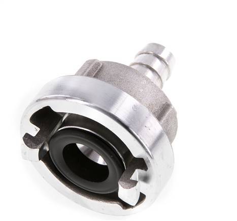 25-D (31 mm) Forged Aluminum Storz Coupling 13 mm Hose Pillar Rotatable for a PVC hose