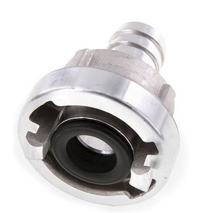 25-D (31 mm) Gesmeed Aluminium Storz-koppeling 19 mm Slangpilaar Draaibaar voor PVC slang