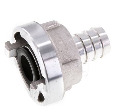 25-D (31 mm) Gesmeed Aluminium Storz-koppeling 19 mm Slangpilaar Draaibaar voor PVC slang