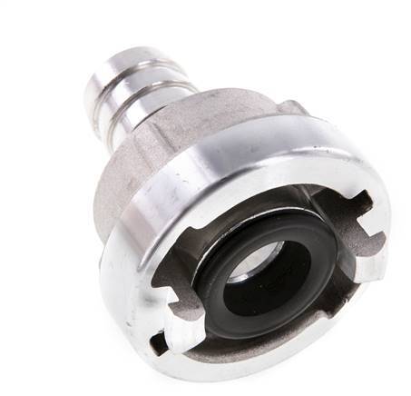 25-D (31 mm) Gesmeed Aluminium Storz-koppeling 19 mm Slangpilaar Draaibaar voor PVC slang