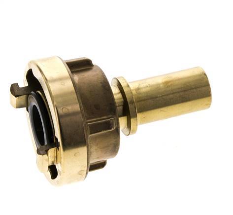 25-D (31 mm) Brass Storz Coupling 19 mm Hose Pillar Rotatable for Safety Clamp Connection
