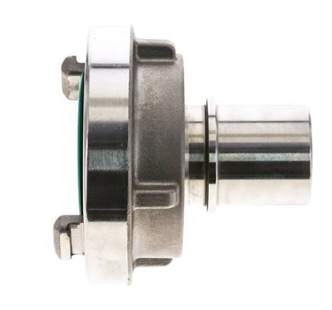 52-C (66 mm) RVS Storz-koppeling 38 mm Slangpilaar Draaibaar voor Klemschaal Montage