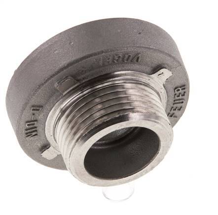25-D (31 mm) RVS Storz-koppeling G 1'' Buitendraad