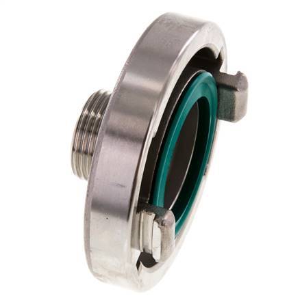 52-C (66 mm) RVS Storz-koppeling G 1'' Buitendraad