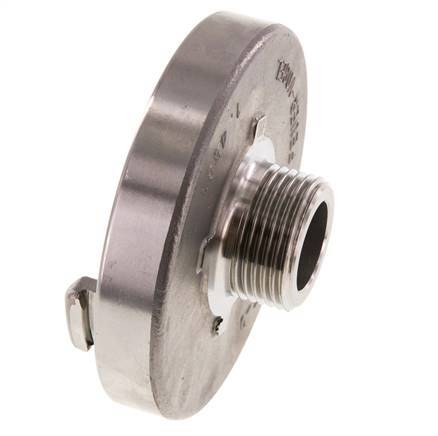 52-C (66 mm) RVS Storz-koppeling G 1'' Buitendraad