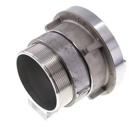 75-B (89 mm) Gesmeed Aluminium Storz-koppeling G 3'' Buitendraad Draaibaar