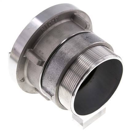 75-B (89 mm) Gesmeed Aluminium Storz-koppeling G 3'' Buitendraad Draaibaar