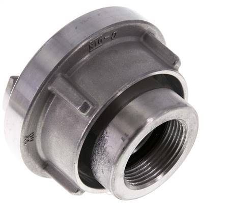 52-C (66 mm) Gesmeed Aluminium Storz-koppeling G 1 1/4'' Binnendraad Draaibaar