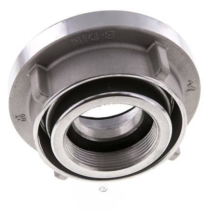75-B (89 mm) Gesmeed Aluminium Storz-koppeling G 2'' Binnendraad Draaibaar