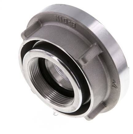 75-B (89 mm) Gesmeed Aluminium Storz-koppeling G 2'' Binnendraad Draaibaar