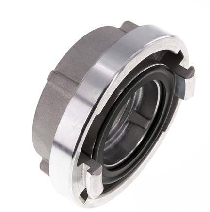 75-B (89 mm) Gesmeed Aluminium Storz-koppeling G 2'' Binnendraad Draaibaar