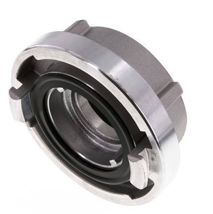 75-B (89 mm) Gesmeed Aluminium Storz-koppeling G 2'' Binnendraad Draaibaar