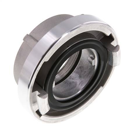 75-B (89 mm) Gesmeed Aluminium Storz-koppeling G 2 1/2'' Binnendraad Draaibaar