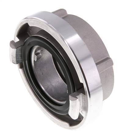 75-B (89 mm) Gesmeed Aluminium Storz-koppeling G 2 1/2'' Binnendraad Draaibaar