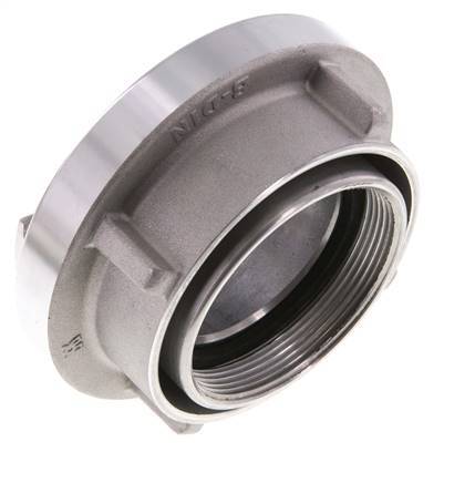 75-B (89 mm) Gesmeed Aluminium Storz-koppeling G 2 1/2'' Binnendraad Draaibaar