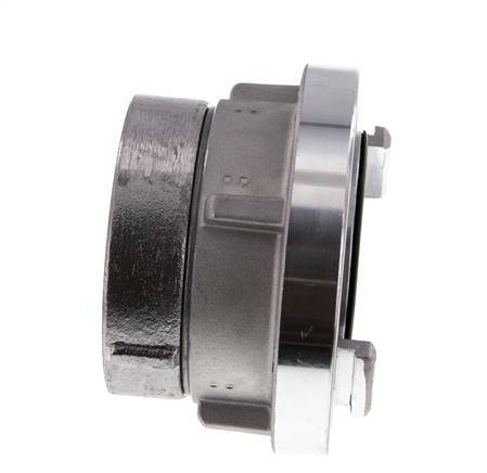 75-B (89 mm) Gesmeed Aluminium Storz-koppeling G 3'' Binnendraad Draaibaar