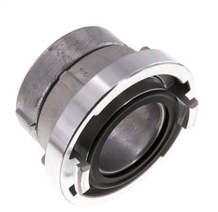 75-B (89 mm) Gesmeed Aluminium Storz-koppeling G 3'' Binnendraad Draaibaar