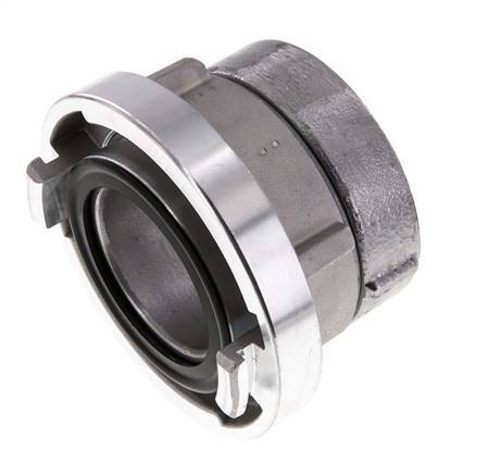 75-B (89 mm) Gesmeed Aluminium Storz-koppeling G 3'' Binnendraad Draaibaar