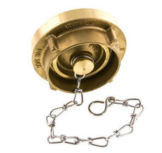 52-C (66 mm) Messing Blindkap voor Storz-koppeling