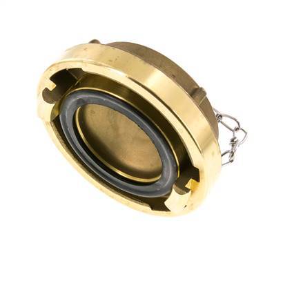 75-B (89 mm) Messing Blindkap voor Storz-koppeling