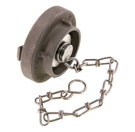 38 (51 mm) RVS Blindkap voor Storz-koppeling