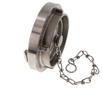 75-B (89 mm) RVS Blindkap voor Storz-koppeling