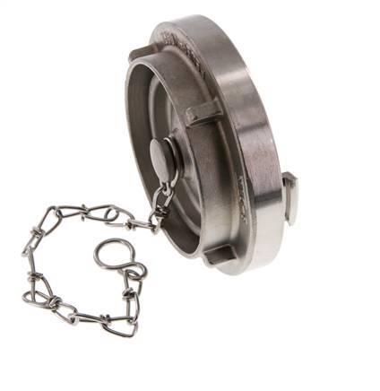 75-B (89 mm) RVS Blindkap voor Storz-koppeling