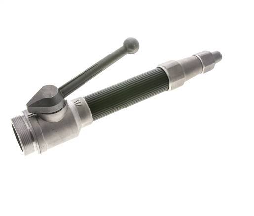 9 mm straalpijp G 2'' Buitendraad Gesmeed Aluminium & Rubber DIN 14365