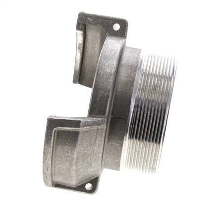 Guillemin DN 80 Aluminium Koppeling G 3'' Buitendraad Zonder Borgring