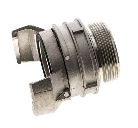 Guillemin DN 50 RVS Koppeling G 2'' Buitendraad Met Borgring