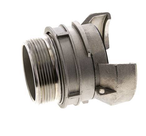Guillemin DN 50 RVS Koppeling G 2'' Buitendraad Met Borgring