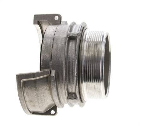 Guillemin DN 80 Aluminium Koppeling G 3'' Buitendraad Met Borgring