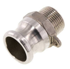 Camlock DN 20 (3/4'') Koppeling Rvs3/4'' NPT buitendraad Type F MIL-C-27487