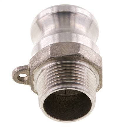 Camlock DN 20 (3/4'') Koppeling Rvs3/4'' NPT buitendraad Type F MIL-C-27487