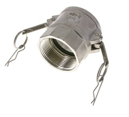 Camlock DN 120 (5'') Koppeling Rvs5'' NPT binnendraad Type D MIL-C-27487