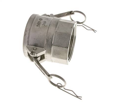 Camlock DN 60 (2 1/2'') Koppeling Rvs2 1/2'' NPT binnendraad Type D MIL-C-27487