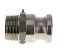 Camlock DN 32 (1 1/4'') Koppeling Rvs1 1/4'' NPT buitendraad Type F MIL-C-27487