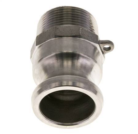 Camlock DN 32 (1 1/4'') Koppeling Rvs1 1/4'' NPT buitendraad Type F MIL-C-27487