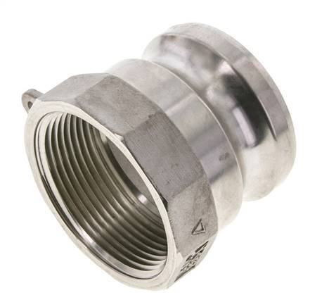 Camlock DN 60 (2 1/2'') Stainless Steel Coupling 2 1/2'' Female NPT Thread Type A MIL-C-27487
