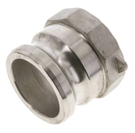 Camlock DN 60 (2 1/2'') Koppeling Rvs2 1/2'' NPT binnendraad Type A MIL-C-27487