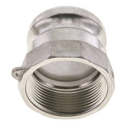 Camlock DN 60 (2 1/2'') Koppeling Rvs2 1/2'' NPT binnendraad Type A MIL-C-27487